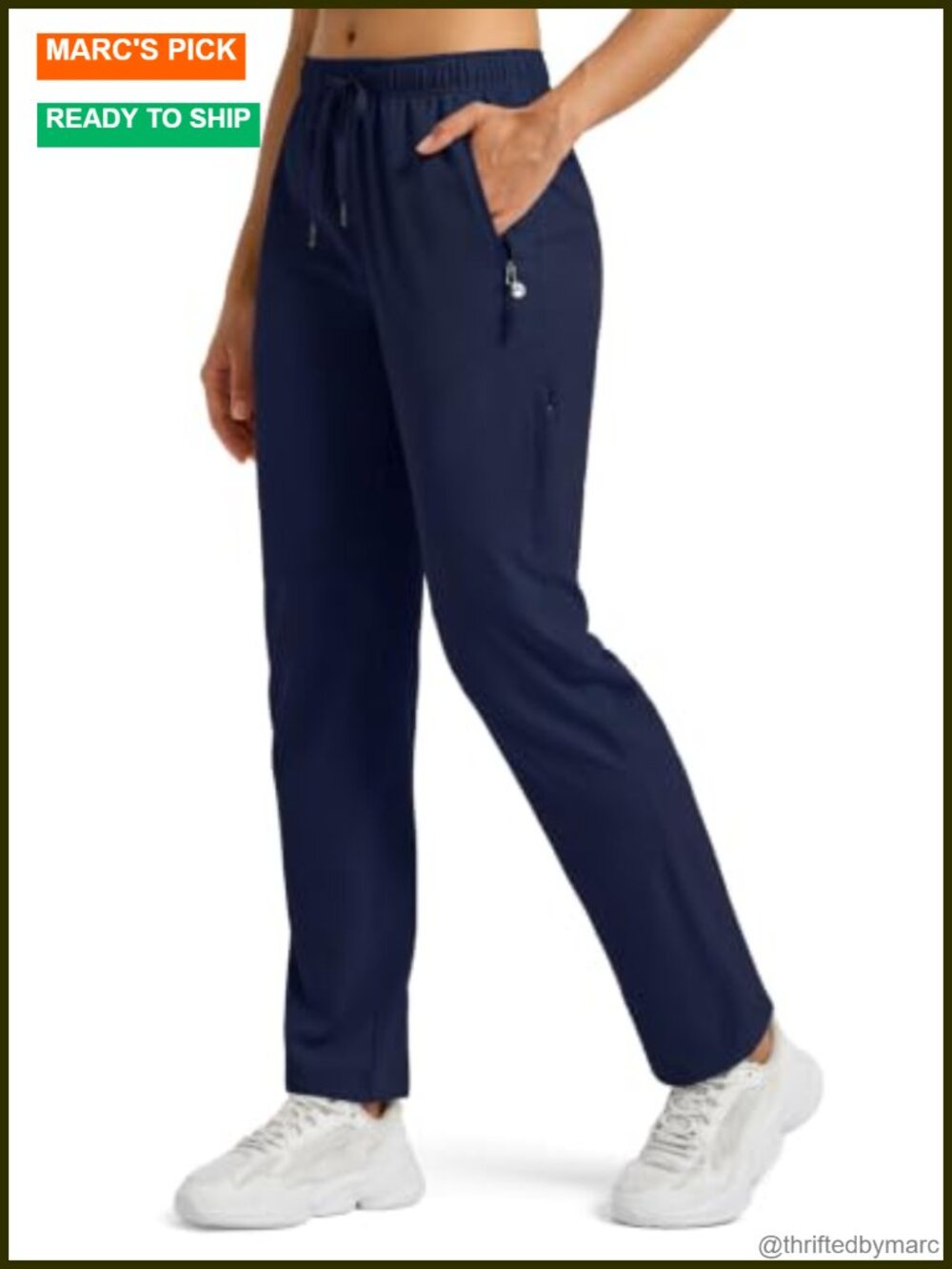 Women's Hiking Cargo Pants with 5 Zip Pockets Lightweight Quick-Dry UPF 50+